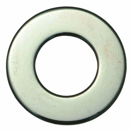 MIDWEST FASTENER Flat Washer, Fits Bolt Size 7/16" , Steel Chrome Plated Finish, 10 PK 74354